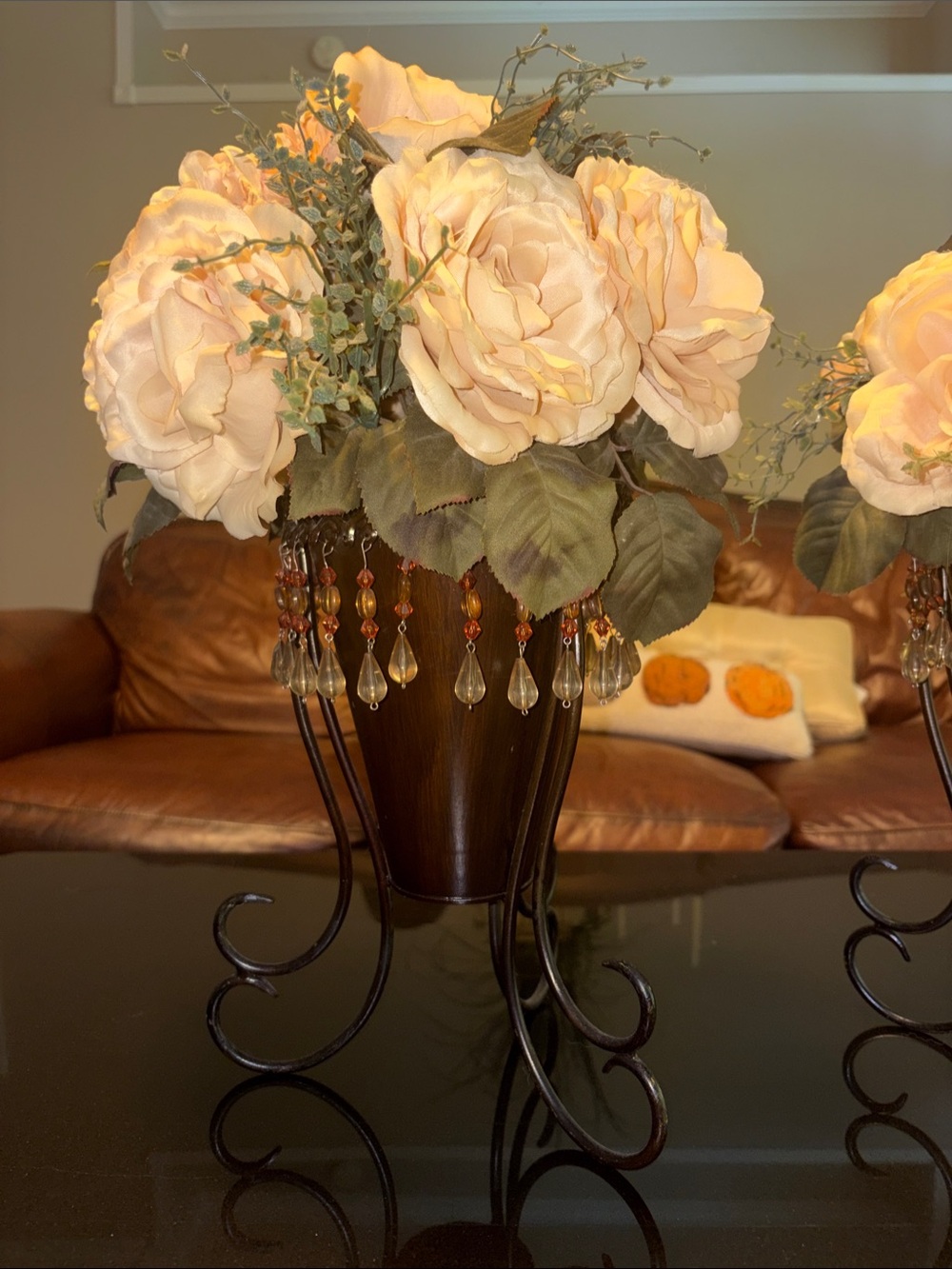 Ivory Roses with accent beading